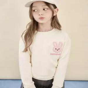 빈폴 키즈 BI5X41U030 아동 셔츠 유아 부클자수 토끼 빙키 스웨트 아이보리 556