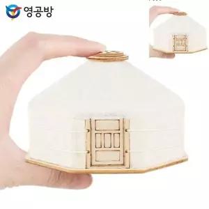 [제이큐]만들기재료 모형조립재료 미니 세계의집 몽골 게르