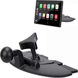 Garmin GPS 및 CarPlay용 CD 슬롯 마운트 17mm 볼 어댑터 브래킷 없음 견고한 4~11인치 Nuvi 휴대폰