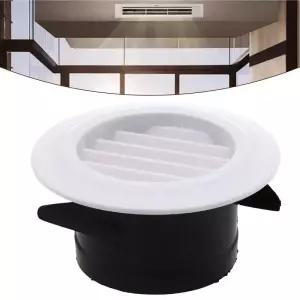원형 덕트 에어벤트 배출 밸브 루버형 환기 커버 75mm 100mm 125mm