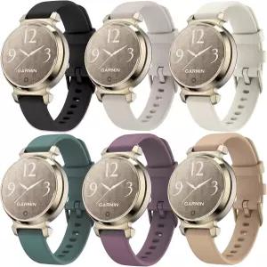 ViCRiOR 6팩 시계 밴드 Garmin Lily 2 / Active/Classic 스마트워치와 호환되는 퀵 릴리 소프트 실리콘