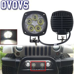 OVOVS 4인치 led 라이트 50w 작업등 선박용 집중광led써치라이트 tractor용 1개