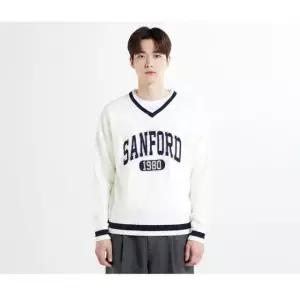 스파오 SANFORD 틸든 브이넥 스웨터 SPKWE49C40-K