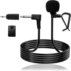 Pioneer Kenwood Stereo Radio 9.85ft용 SPTSSWET 3.5mm 자동차 마이크 어댑터 포함 Sony Alpine Boss JVC