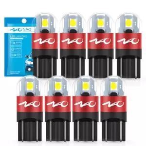 NAO W5W LED 자동차 T10 전구 5W5 자동 인테리어 조명 3030 SMD 12V 24V 자동차 측면 신호 램프 168 194 클
