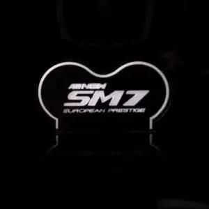 SM7 컵홀더 LED 무드등 거치대 매트 인테리어 튜닝 용품