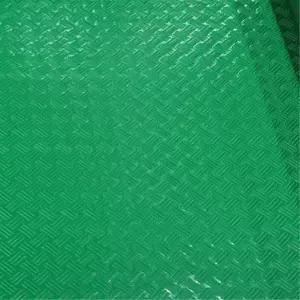 짜임 체크 미끄럼방지롤매트 그린 120x100 호텔복도