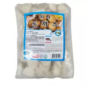 냉동 튀김 신승식품 아침 미니 돈까스 반찬 한입 1kg