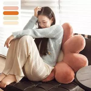키밍 데이지 꽃쿠션 플라워 방석 거실 베개 쿠션베게 팔배게 솜포함