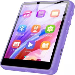 자케 M4 128GB 블루투스 터치스크린 MP3플레이어 FM라디오 녹음 스피커 퍼플 2.4