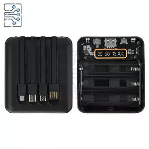 UPS 무정전전원 3x18650 배터리 거치대 투명 전원박스 DIY 보조배터리