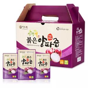 물을 넣지 않고 양파만 달인 붉은양파즙 100ml 50팩 100팩