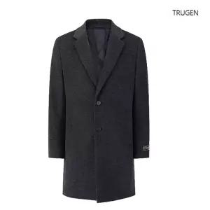 [롯데백화점]트루젠 FW 네이비 캐시미어 혼방 체스터 코트 J-TGFW0-CL120-410