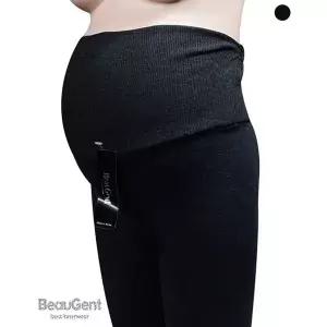 (스킨센스)밍크털 임부 융 골지 복대 레깅스