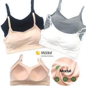 아이 모달 브라탑 캡나시 브라런닝 민소매 캐미솔 44-99사이즈