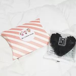 하트미역1개 핑크반달 어린이집 생일선물 단체