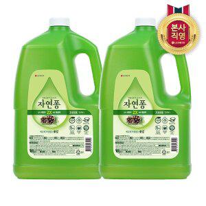 [신세계라이브쇼핑]자연퐁 주방세제 솔잎 3.04L x 2개