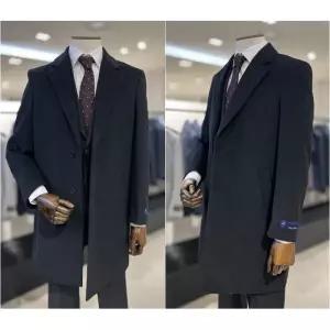 [롯데백화점]레노마 F/W 완판신화 신상 프리미엄 캐시미어혼방 체스터코트 블랙컬러 BH91A1 EK3653