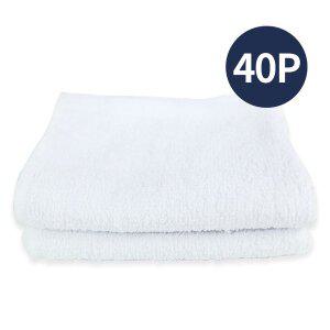 [기타]순면행주 40P (45x30cm) 면행주 물수건 주방 위생 청소 식당 카페 업소