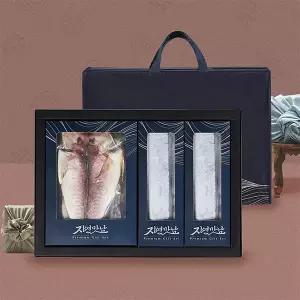 [롯데백화점]자연맛남 특선 3호 옥돔/갈치 선물세트(옥돔3미700g/갈치2미800g/인케이스/부직포가방)