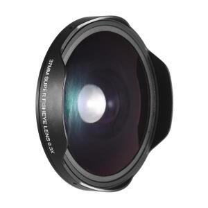 Andoer 37MM 0.3X HD 울트라 와이드 앵글 어안 렌즈 카메라 캠코더 용 후드 교체 포함