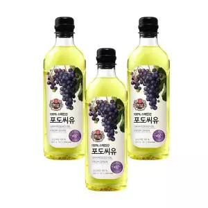 [CJ] [CJ제일제당] 백설 포도씨유 900ml x 3개 식용유