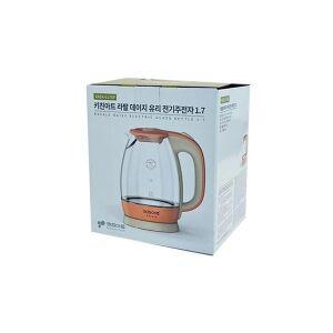 [HS라이프]전기주전자 티포트 키친아트 라팔 데이지 유리 1.7L