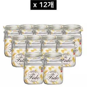 [보르미올리로코]보르미올리 피도 밀폐유리병 1000ml 12개 (1박스)