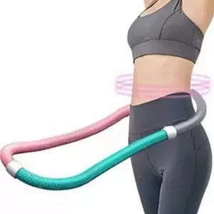 무소음 실내 스프링 훌라후프 가슴 다리 등 다이어트 뱃살제거 유산소 허리운동 꽈배기 후프