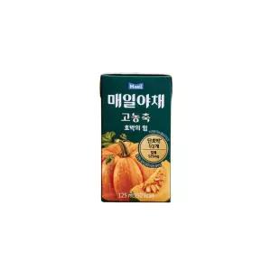 매일야채 고농축 호박의 힘 125ml 24팩 단호박 고칼륨 베타카로틴 저당