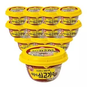 오뚜기 용기죽 새송이쇠고기죽 285g 12개