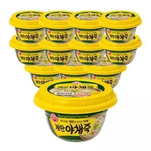 오뚜기 용기죽 계란야채죽 285g 12개