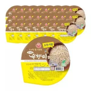 오뚜기 오뚜기밥 수향미 현미밥 210g, 24개