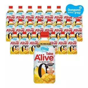 덴마크 테이크 얼라이브 제로 망고 500ml x 24개