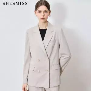 [쉬즈미스(SHESMISS)] 차르르 품격있는 베이직 더블 재킷 (택가격: 298000원)