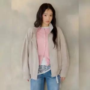 올리브데올리브 오버핏 스웨이드 블루종 점퍼 OE6XJ874-GB 1059788