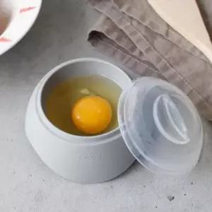 전자렌지용기 실리콘 미니 계란 찜기 전자렌지 달걀 삶기 반숙 용기