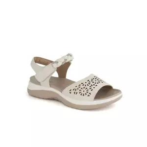 [바이네르](타임스퀘어점패션관)여성 컴포트 경량 (찍찍이)벨크로 샌들 355F0V1IV 아이보리