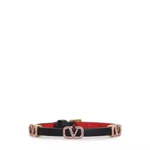 발렌티노 MUST IT_ 블랙 레드 골드 크리스탈 브레이슬릿 J0F42 LWV 0SM 102349893