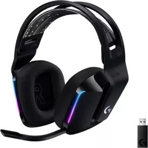 로지텍 G733 라이트스피드 무선 게이밍 헤드셋 서스펜션 헤드밴드 라이트싱크 RGB 블루 VOCE 마이크 기술