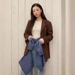 올리브데올리브 싱글 스웨이드 자켓OL5XJ880 1152891