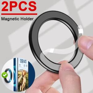 MagSafe 마그네틱 링 홀더 접착식 강력 자석 휴대폰 벽걸이 거치대 아이폰 15 Pro 아이패드용