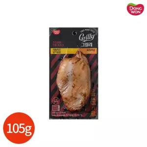 동원 그릴리 직화 치킨 닭가슴살 오리지널 105g x 4개 업소용