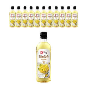 백설 카놀라유 900ml, 12개