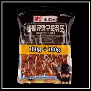 바베큐맛 구운쥐포 180gX2개