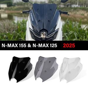야마하 NMAX125 N Max 155 125 Tech MAX 2025+ 프론트 윈드쉴드 쉴드 디플렉터 윈드스크린 페어링 플라이