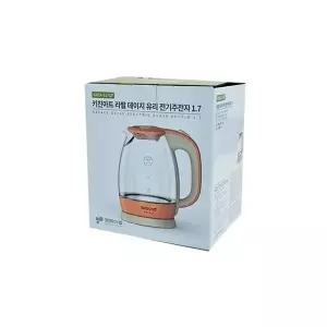 [엄지척]키친아트 710DVG44 라팔 데이지 유리 전기주전자(1.7L)
