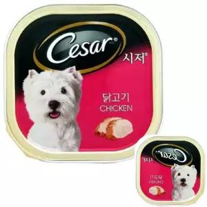 빙투 시저캔 강아지간식 통조림 반려동물 간식캔
