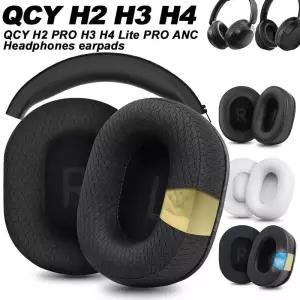 헤드셋스펀지 이어폼 QCY H2 PRO H3 H4 Lite ANC 교체 이어 패드 메쉬 천 메모리 커버 스폰지 단백질 이어