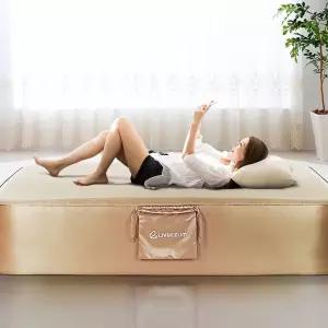 텐트바닥 자동베드 2인용 40cm 웨이브블럭에어매트 더블 자충침대